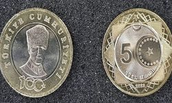 Madeni 5 lira tedavüle çıkarıldı