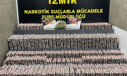 İzmir'de bir adreste 55 bin uyuşturucu nitelikli hap ele geçirildi