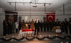 Lise öğrencilerinden Atatürk anısına özel program