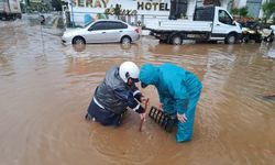 Marmaris’te yağmur mesaisi