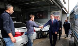 Başkan Mandalinci Turgutreis Sanayisini ziyaret etti