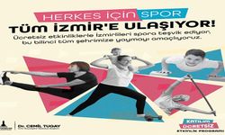 İzmir 'de "Herkes için spor" var