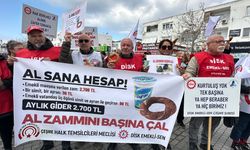 Çeşme'de emekli zamlarına karşı eylem!