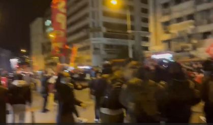 İzmir Valiliği'ne yürümek isteyen öğrencilere müdahale