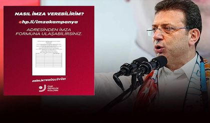 CHP kampanyayı duyurdu!