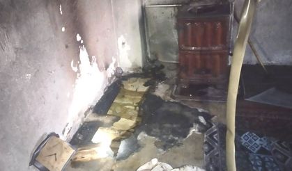 Hisarcık’ta çıkan yangında alzaymır hastası yaşlı kadın hayatını kaybetti