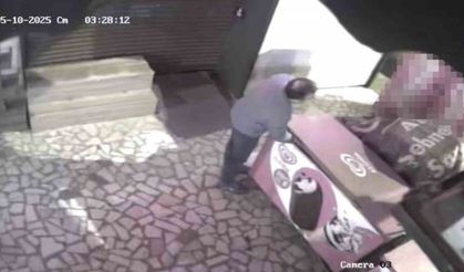 Kadıköy’de kuruyemişçiden dondurma hırsızlığı kamerada