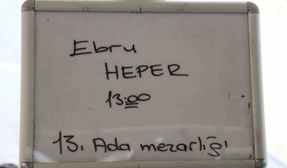Metrobüs kazasında hayatını kaybeden Ebru Heper defnedildi