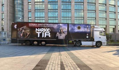 Çağlayan Adliyesi önünde Narko TIR