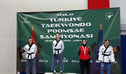 Edremit’in gururu Ecrin Yanıt’tan Türkiye Şampiyonluğu