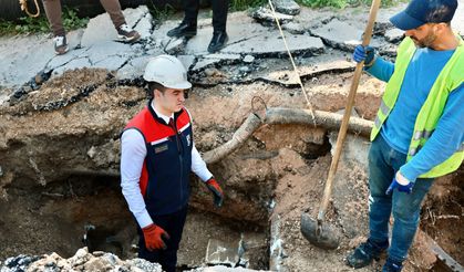 Altyapı yatırımları yerinde incelendi