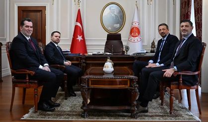 Hidayet Türkoğlu’ndan Bakanlara “hayırlı olsun” ziyareti