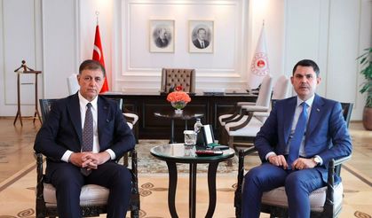 Cemil Tugay, Murat Kurum'u ziyaret etti
