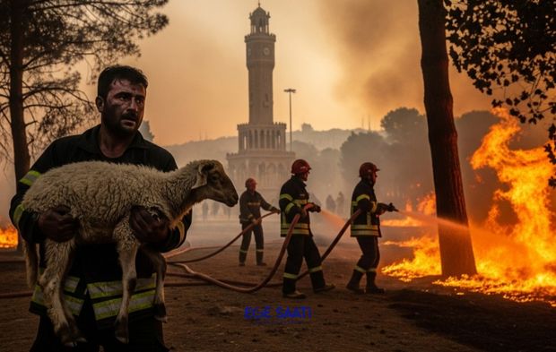 İzmir sizlere minnettar... Alevlerin arasından çıkardılar...