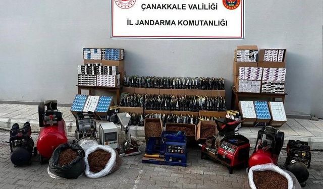 Çanakkale’de Jandarmadan kaçak tütüne geçit yok