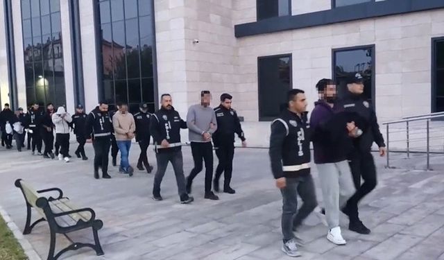 Çanakkale’de operasyon sonucu nitelikli yağmadan 9 şahıs tutuklandı