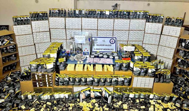 Gönen’de kaçak tütün operasyonu: 5 şüpheli gözaltında