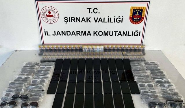 Şırnak’ta 3 milyon 800 bin lira değerinde kaçak ürünler ele geçirildi