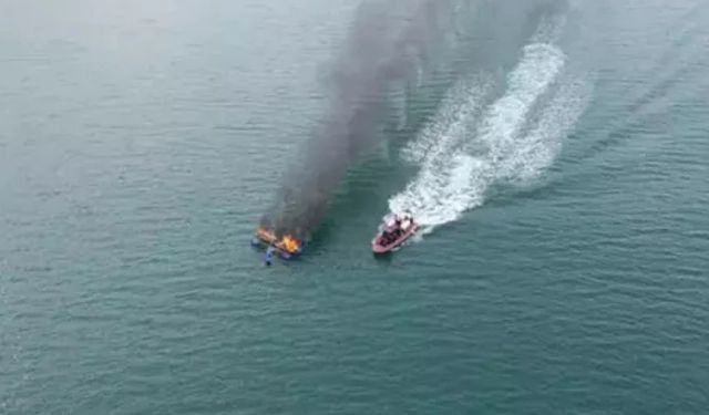 Antalya'da tatbikat helikopteri denize acil iniş yaptı!