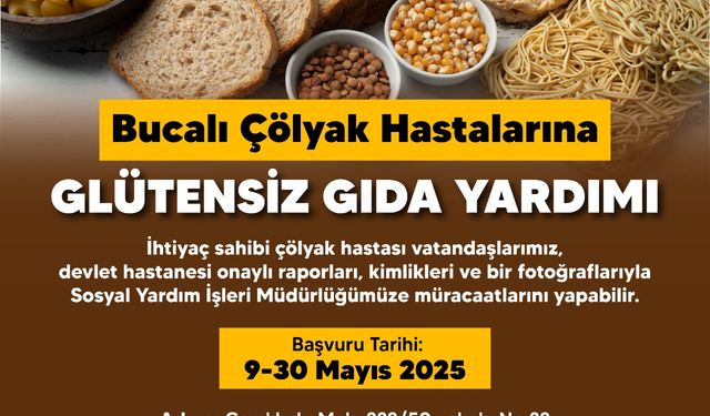 Buca Belediyesi’nden çölyak hastalarına müjde