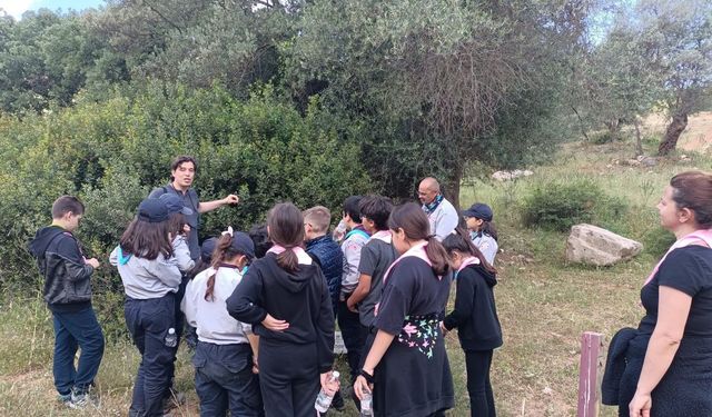 Genç izciler, Olivelo'da iki gün kamp yaptı