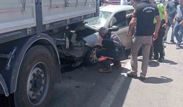 Elazığ’da trafik kazası: 1 yaralı