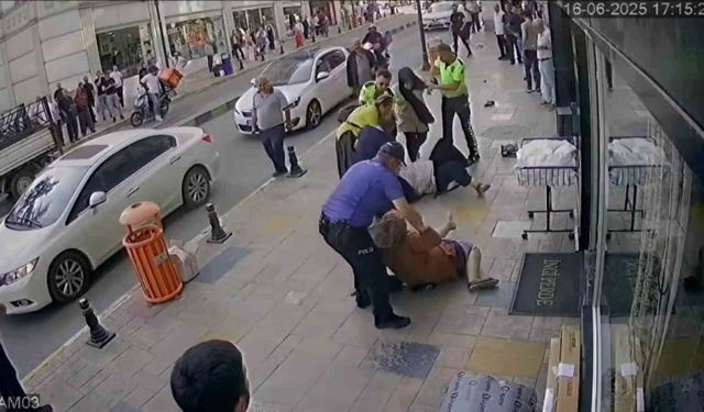 Karabük’te kadınların saç saça kavgasını polis bile güçlükle ayırdı