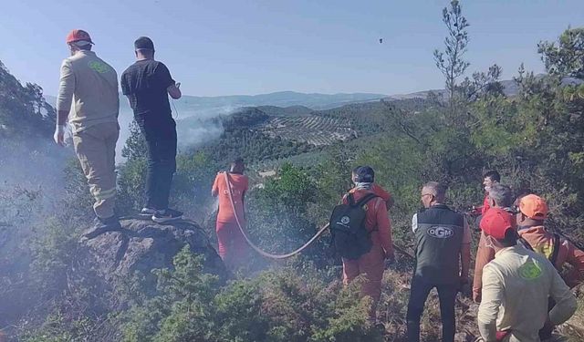 Kırkağaç’taki orman yangını kontrol altına alındı