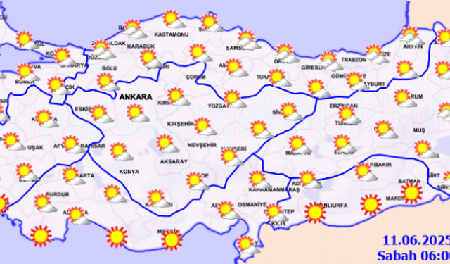 Yurtta bugün hava nasıl olacak?