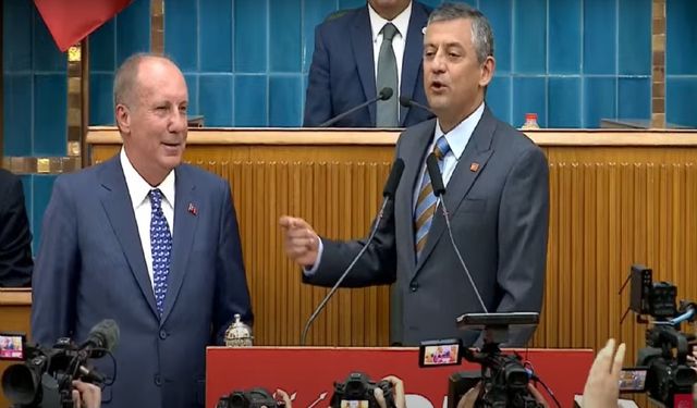 Muharrem İnce yeniden CHP'de: 'Kibirle değil, davetle geldim'