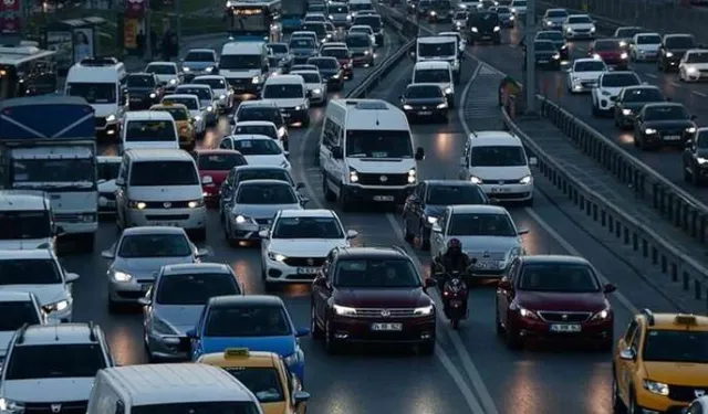 Trafiğe kayıtlı araç 32,3 milyona ulaştı... Motosikletler zirvede