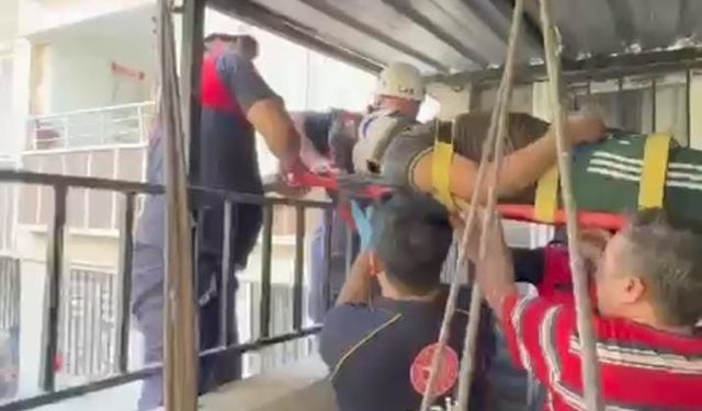 Epilepsi nöbeti geçirip 4’üncü kattan düştü