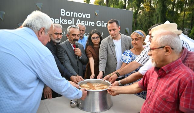 Bornova’da aşure kazanı adalet için kaynadı