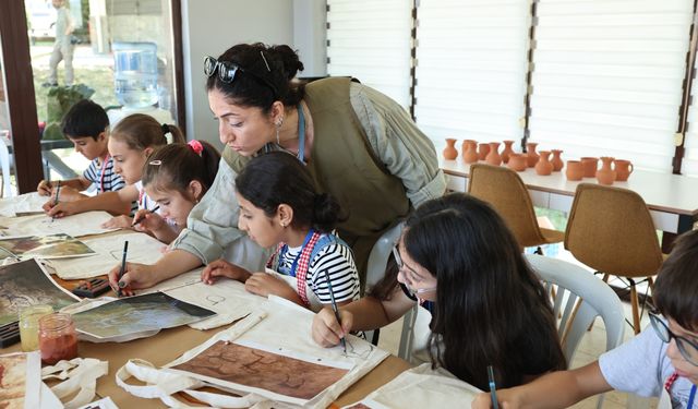 Nilüfer’de çocuklar arkeoloji ile tanışıyor