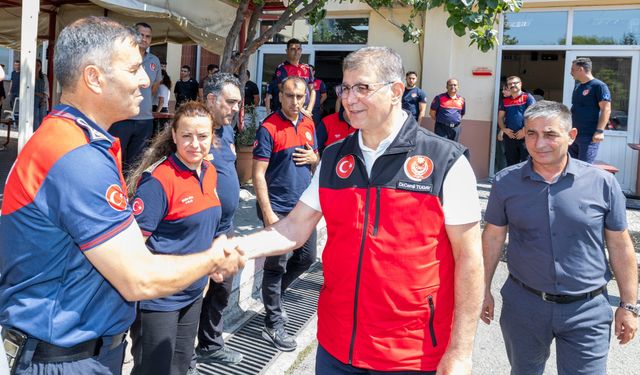 Tugay’dan ateş savaşçılarına teşekkür: Bu şehir sizlere emanet!
