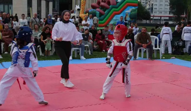 Kütahya’da Açık Hava Taekwondo Turnuvası düzenlendi