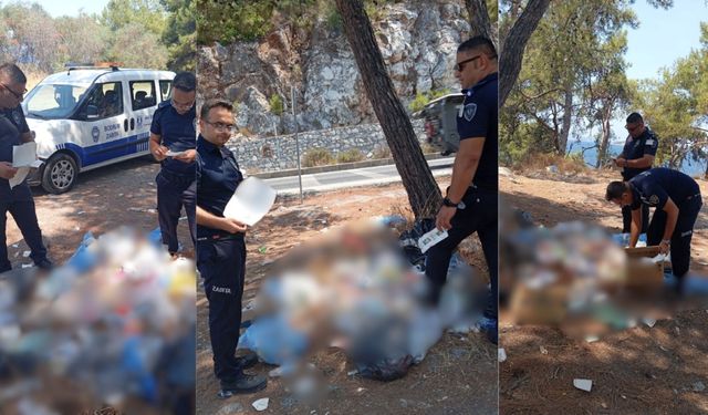 Zabıta ekiplerinden çevreyi kirletenlere ceza