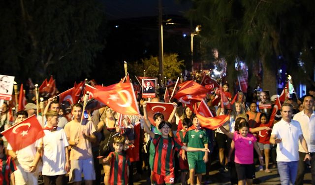 Zafer Bayramı Bodrum’un dört bir yanında kutlandı