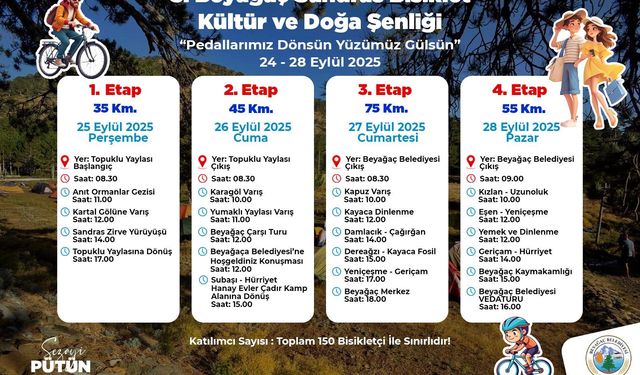 3. Beyağaç Sandras Bisiklet Kültür ve Doğa Şenliği