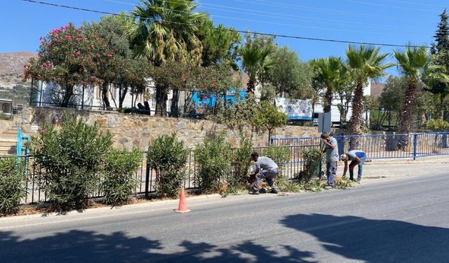 Bodrum Belediyesi okullara destek vermeye devam ediyor