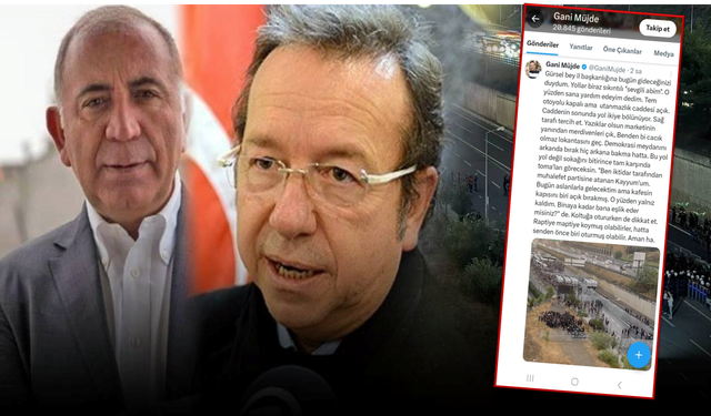Gani Müjde’den Gürsel Tekin’e “Yol yardımı”