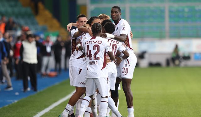 Karadeniz derbisinde kazanan Trabzonspor