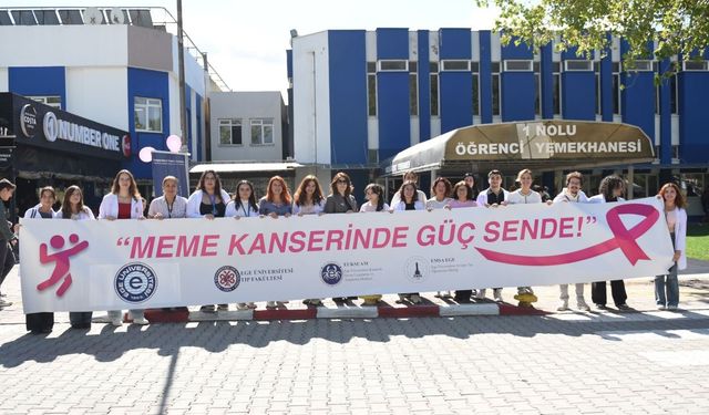 Ege Üniversitesi’nde meme kanseri farkındalık çalışması