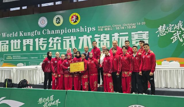 Türkiye Wushu Milli Takımı Çin’de dünya şampiyonu