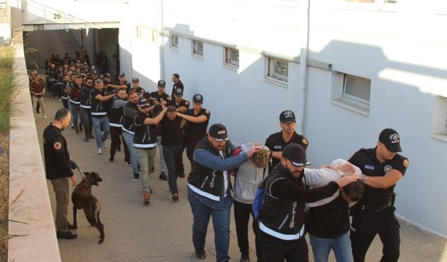 “Bayğaralar” çetesi adliyeye sevk edildi!