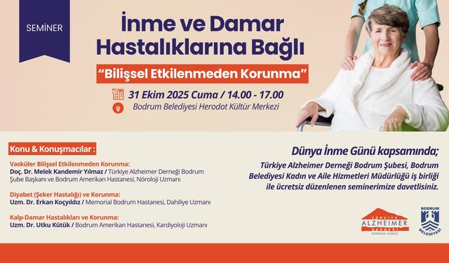 Bodrum'da 'İnme ve Bilişsel Korunma' semineri