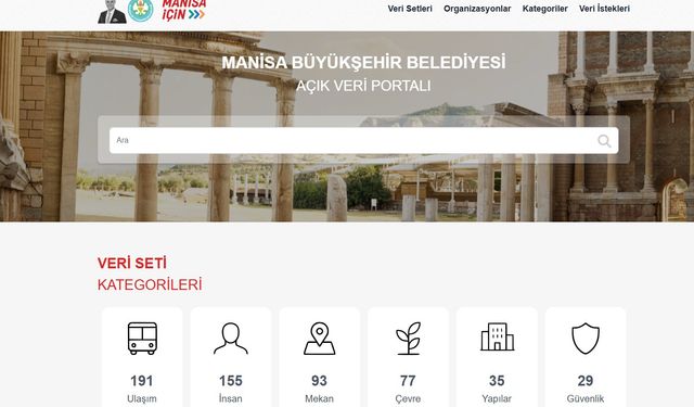 Manisa Açık Veri Portalı vatandaşlara sunuluyor