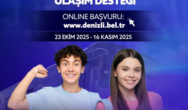 Denizli Büyükşehir’den gençlere ve çıraklara ulaşım desteği
