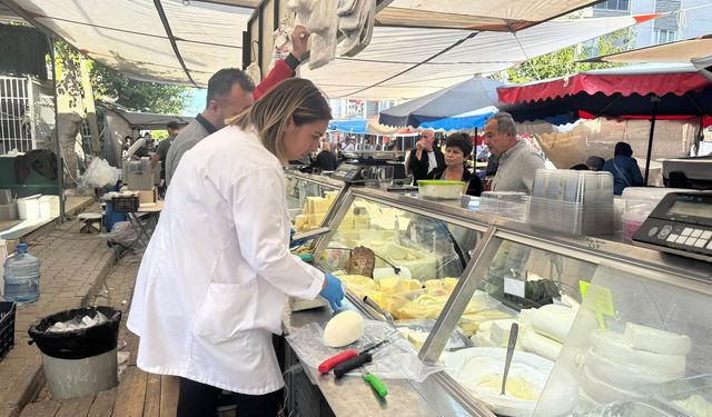 Kuşadası pazar yerlerinde hijyen denetimi