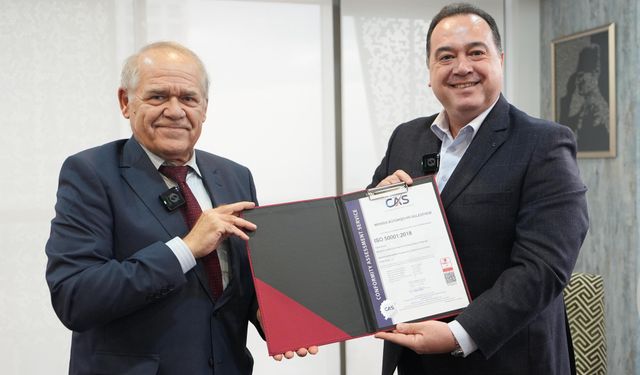Manisa Büyükşehir Belediyesi ISO 50001 Sertifikası aldı
